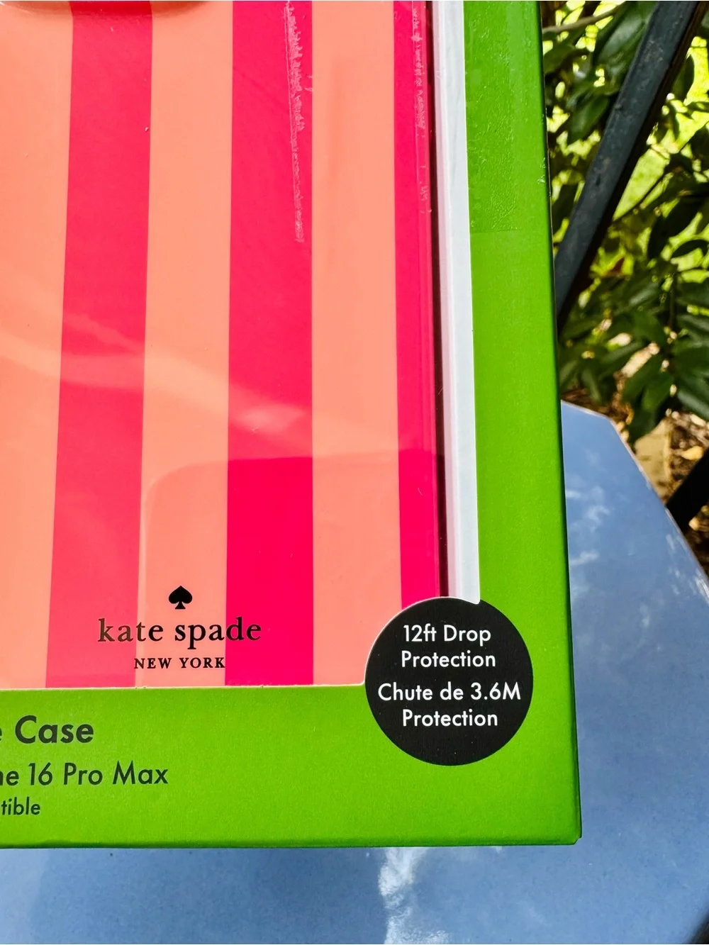 NIB♠️Kate Spade♠️iPhone 16 Pro Max Wavy MagSafe Case, 12 ft drop safe pink